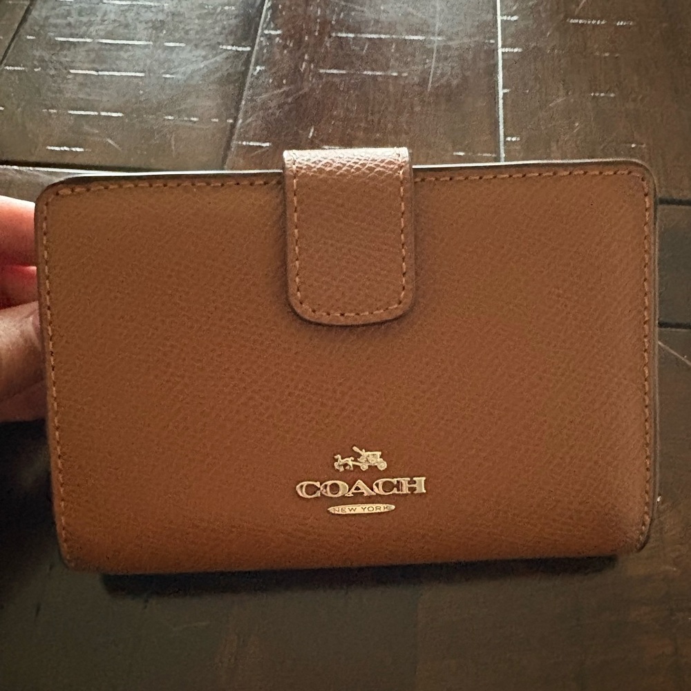 Coach Tan Leather Wallet